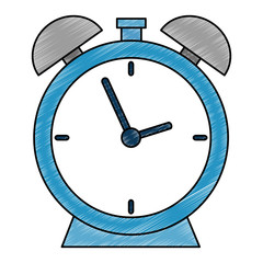 alarm time clock isolated icon