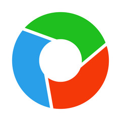 Camera aperture symbol. Vector.