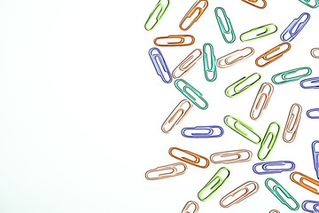 colorful clip. Illustration pattern. カラフルなクリップ。　イラストパターン