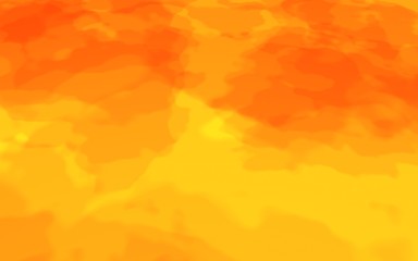 Abstract Fire Background with Flames. Wall of Fire. Glare on the water. 3D illustration