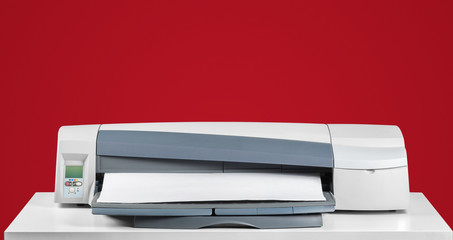 Printer, copier, scanner. Office table