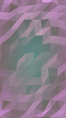 Abstract triangle geometrical purple background. Geometric origami style with gradient. 3D illustration