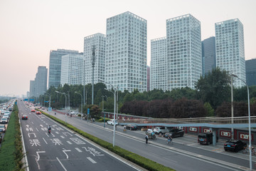 Obraz premium Beijing City Road, China