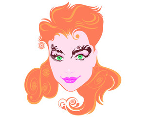 Curly Face