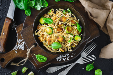 vegan concept in a rustic style