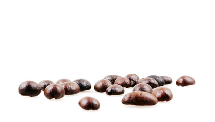 Coffee beans isolated.