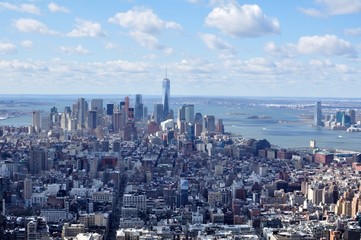 Manhattan vue de haut, New York