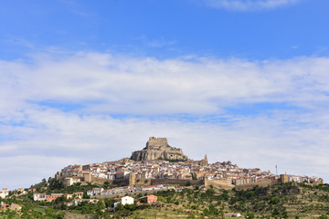 Fototapeta na wymiar view of Morella, Castellon province, Spain