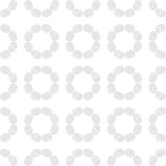 Polka dot seamless pattern. Geometric background. Dots, circles and buttons. Тextile rapport.