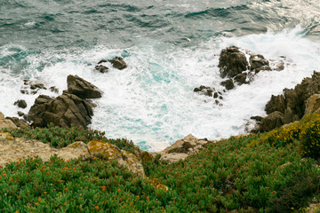 Stone Cliff and the Sardinian sea