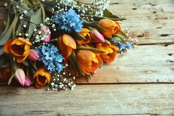 Blumenstrauß - Frühling - Frühlingsstrauß mit Tulpen