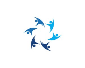 Naklejka premium community care Logo template