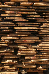 Stack of parquet boards 1