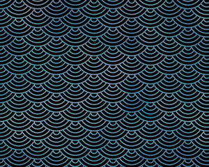 Obraz premium Blue mermaid or fish scales, bright trendy summer pattern with reptilian scales, perfect for scrapbooking, wallpaper, greeting cards, stationary or fabric