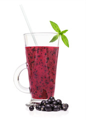Fresh Black currant homemade smoothies