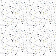 Vector organic seamless abstract background, freehand doodles pattern.