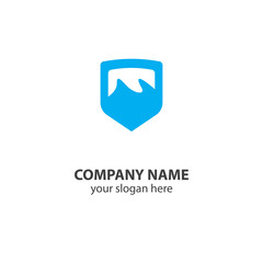 shield logo design element, shield logo design template