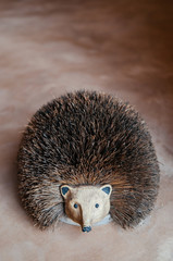 Artistic Wood carved poccupine for home decorating