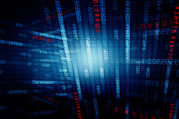 2d illustration Cyber Attack A06
