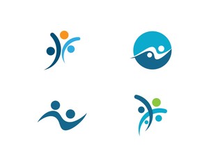 Obraz premium Community care Logo