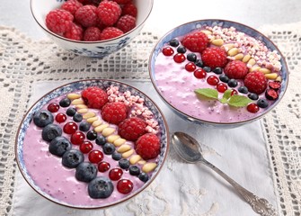 Smoothie bowls.