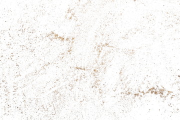Dirt dust isolated on white background and texture, top view - obrazy, fototapety, plakaty