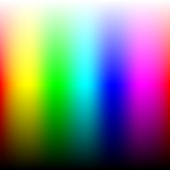 Color picker guide with transitions from black to white.