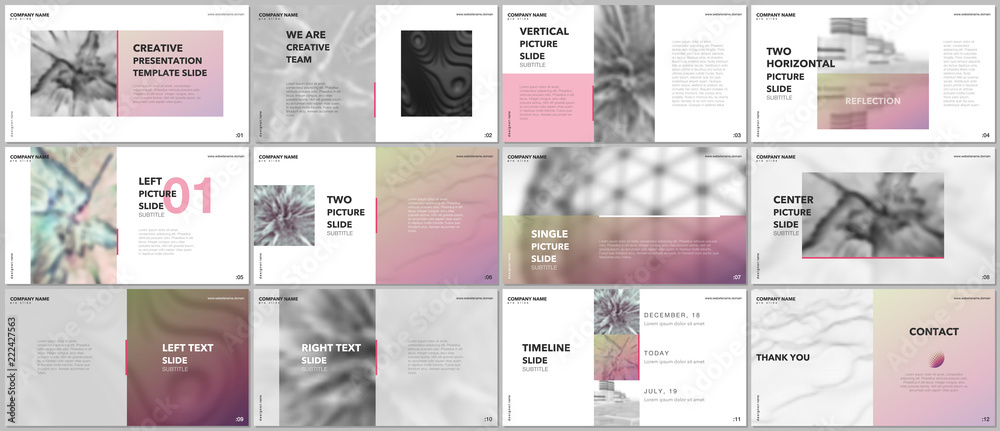 Poster minimal presentations design, portfolio vector templates with elements on white background. multipur