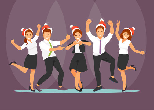 Office Christmas Party Cartoon Images – Browse 2,643 Stock Photos ...