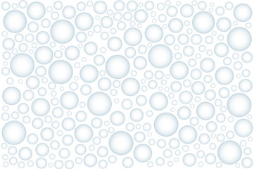 droplet of rainwater , water drops on white background vector illustration