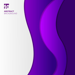 Abstract purple waves background.