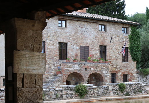 Bagno Vignoni, Siena. Regione Toscana