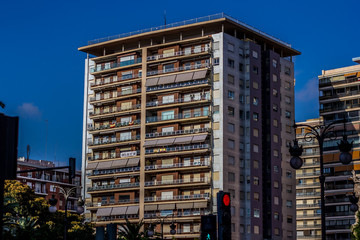 modern apartment building in Valencia, Spain