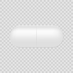 Realistic capsule pill