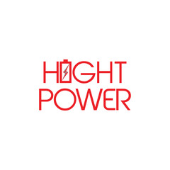 POWER logo letter design