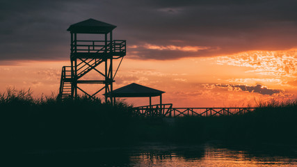 Paliastomi lake in Georgia