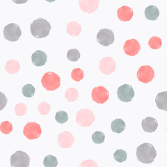 Abstract painting universal freehand watercolor seamless pattern. Graphic design for background, card, banner, poster, cover, invitation, placard, header or brochure. Hand drawn vector texture