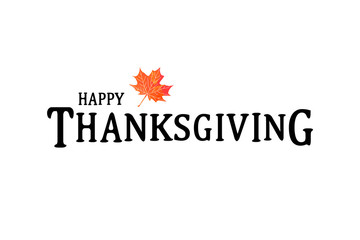 Happy Thanksgiving Day poster.