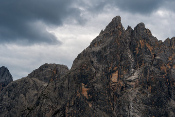 Panoramic view of a mountainside