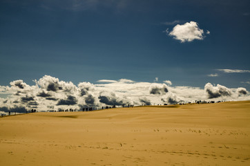 Sand and clouds