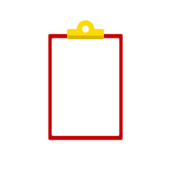 Clipboard icon. Eps10