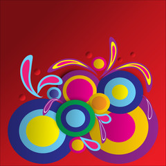 abstract background with circles