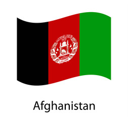 Vector Afghanistan flag, Afghanistan flag illustration