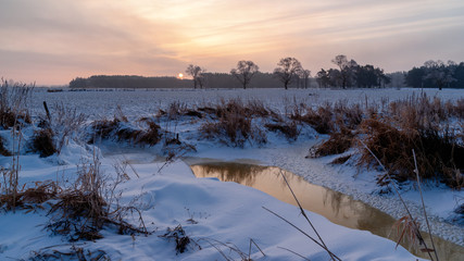 Zima na Podlasiu, Polska