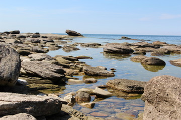 rocks on the beach