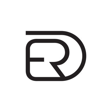 ERD logo letter design