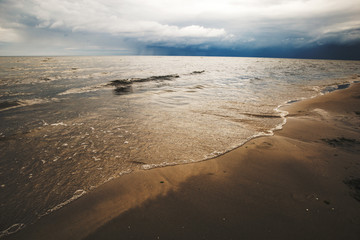 The beginning of the storm