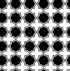 Seamless pattern ramadan design. Vector illustration. Isolated on white background