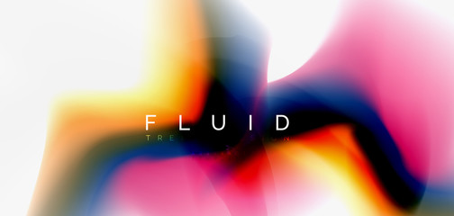 Fluid flowing wave abstract background