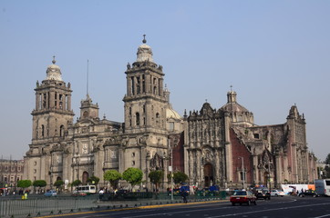 Fototapeta na wymiar Kathedrale von Mexico City - Mexiko